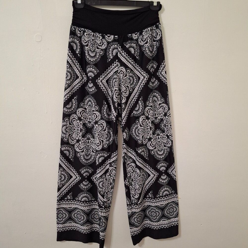 Alyx Paisley Bandana Pleated Stretch High Rise Palozza Pants XL Boho Y2k Mexico